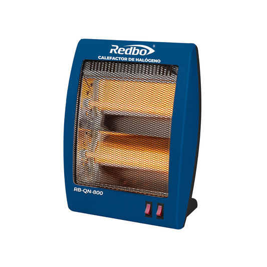 Calefactor Halógeno Redbo 800W Oscilatorio | 3 Niveles Seguridad