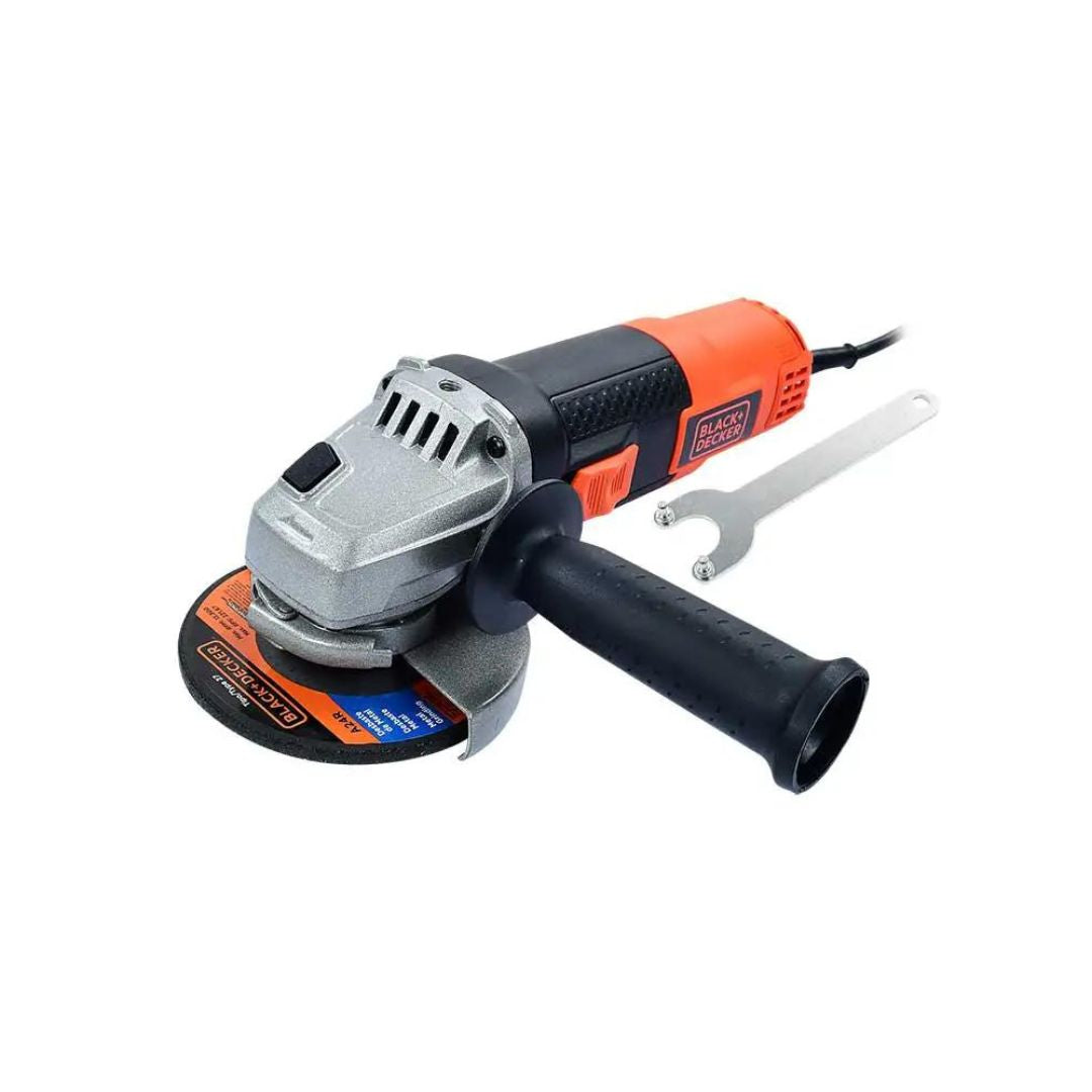 COMBO ESMERILADORA BLACK AND DECKER G720K12-B3 DE 820W CON ESTUCHE MAS  10 DISCOS ABRASIVOS Y 2 DISCOS DE DIAMANTE