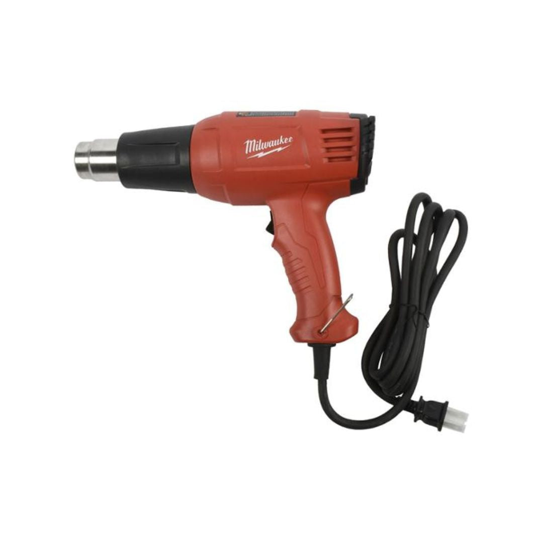 PISTOLA DE CALOR MILWAUKEE 8975-6 DE 2 TEMPERATURAS 299 O 538°C Y DE 11.6AMP