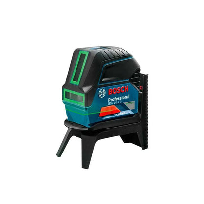 NIVEL LASER BOSCH 0601066J00 HORIZONTAL Y VERTICAL CON PLOMADA DE 15M LUZ DE COLOR VERDE
