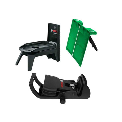 NIVEL LASER BOSCH 0601066J00 HORIZONTAL Y VERTICAL CON PLOMADA DE 15M LUZ DE COLOR VERDE