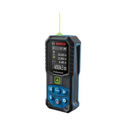 MEDIDOR LASER BOSCH GLM 50-27 C LASER ROJO CON ALCANCE DE 50 MTS, BLUETOOTH PARA TRANSFERIR DATOS