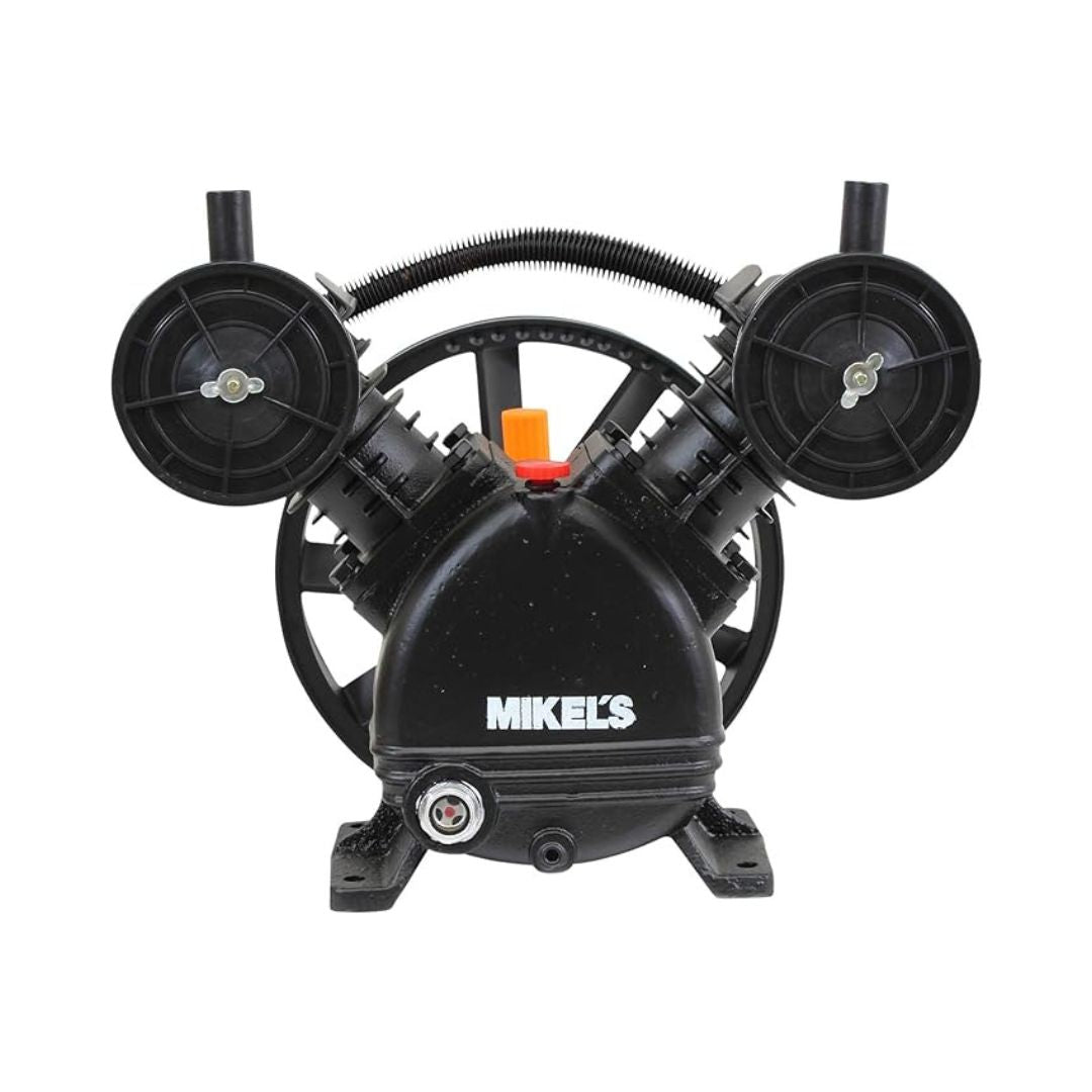 CABEZA PARA COMPRESOR DE AIRE MIKEL'S CPC-1 DE 1HP Y 6.7CFM, DE HIERRO FUNDIDO CON 2 CILINDROS DE 51MM