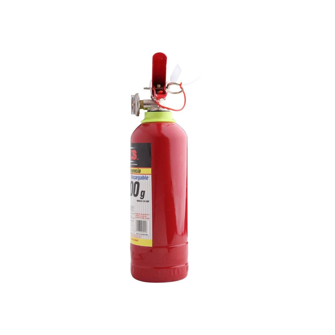 EXTINGUIDOR MIKEL´S EE-500 DE 1/2KG, RECARGABLE TIPO ABC, CON CINCHOS