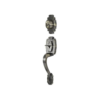 CERRADURA DE GATILLO PARA PUERTA PRINCIPAL YALE MX87559 RIVIERA LATON ANTIGUO