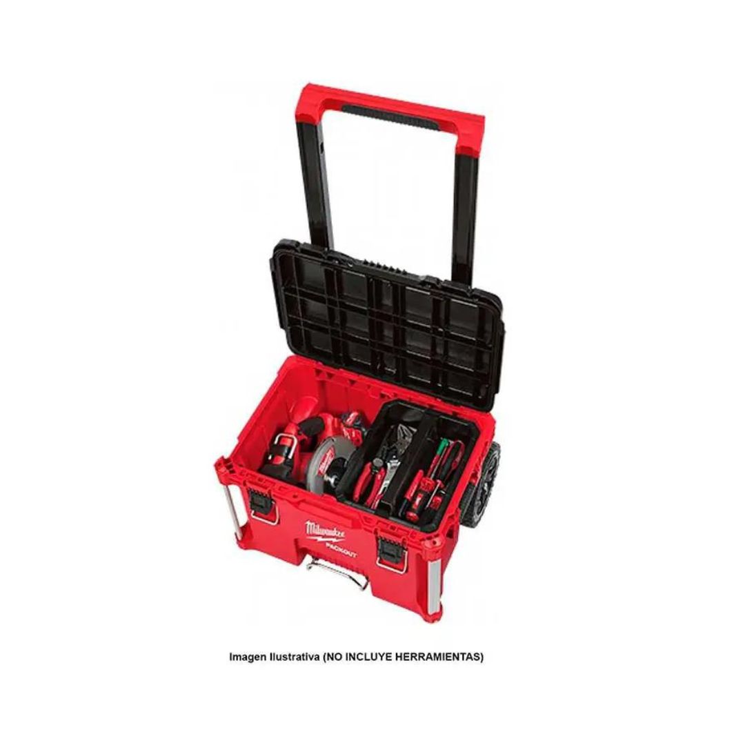 CAJA DE HERRAMIENTAS CON RUEDAS PACKOUT MILWAUKEE 48-22-8426 RESISTENTE A LOS IMPACTOS, 67 X 49 X 47.24 CM