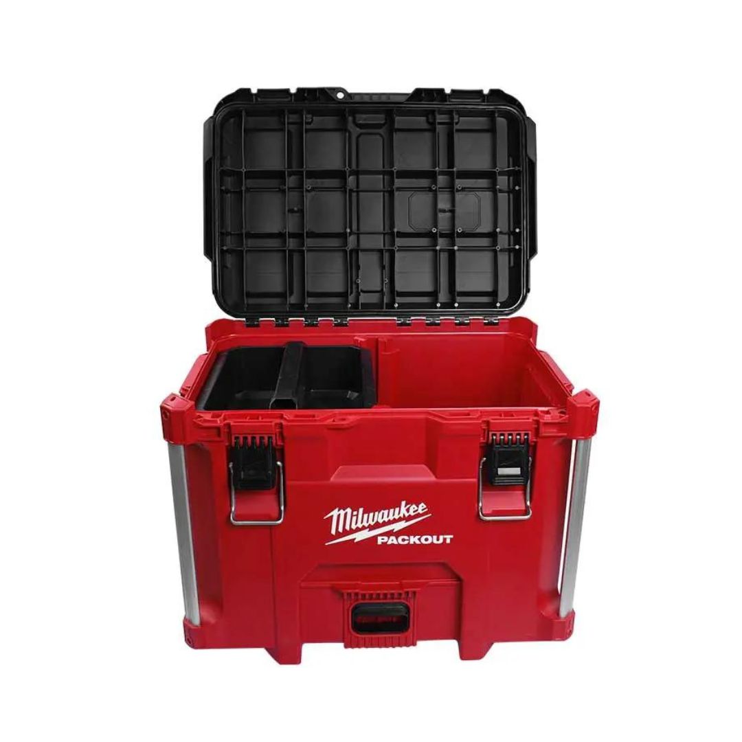 CAJA DE HERRAMIENTAS XL PACKOUT MILWAUKEE 48-22-8429 ESQUINAS REFORZADAS CON METAL