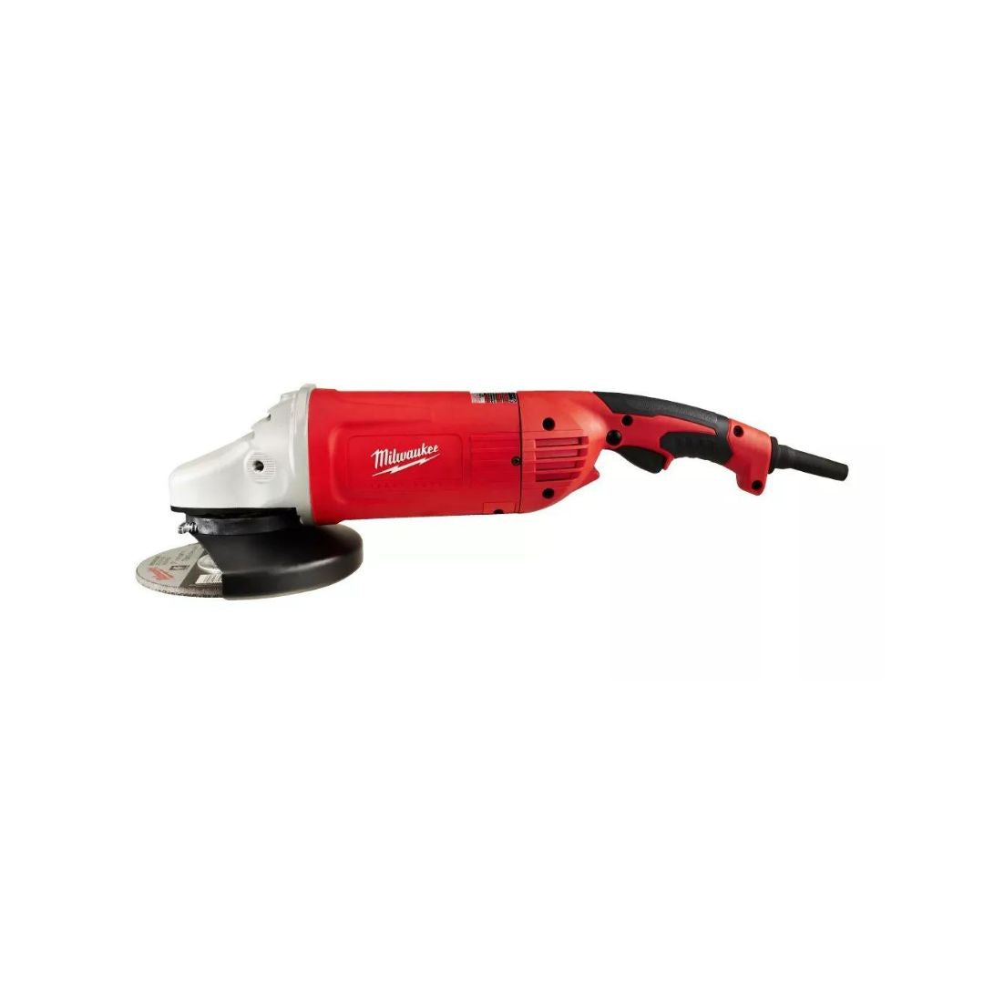 ESMERILADORA MILWAUKEE 6088-30 DE 7"/9" CON ACCESORIOS Y SEGURO, DE 6,000RPM Y 1,800W