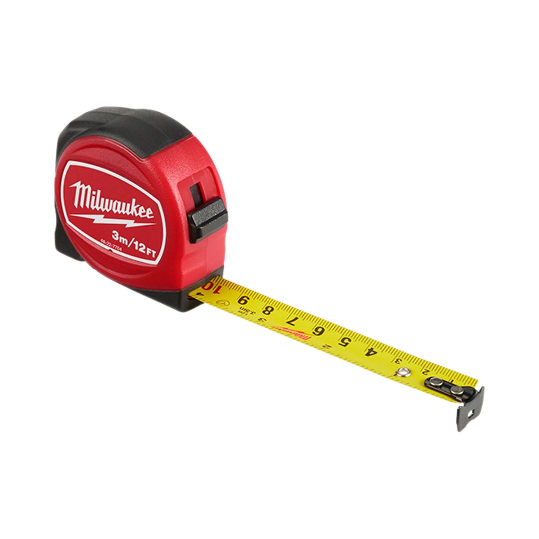 FLEXOMETRO MILWAUKEE 48-22-7704 CALIDAD ESTANDAR DE 3.5MTS O 12FT