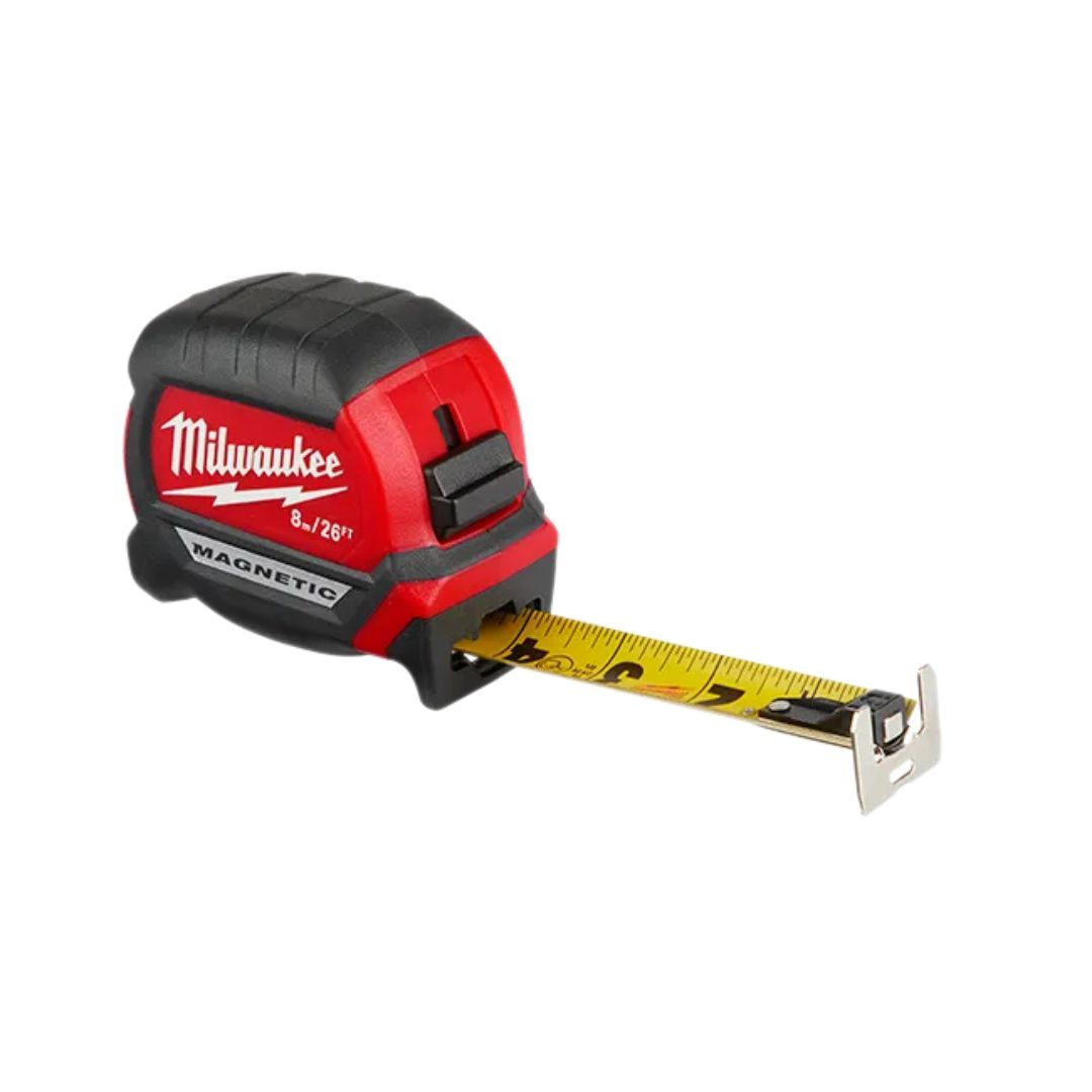 FLEXOMETRO MAGNETICO MILWAUKEE 48-22-0726 DE 8M CON IMAN