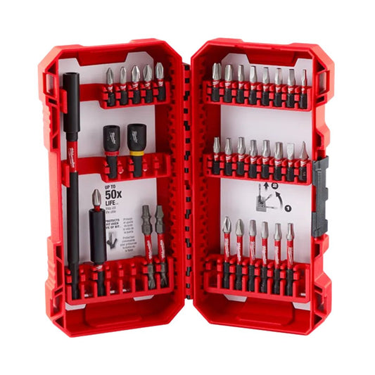 SET DE PUNTAS DE IMPACTO SHOCKWAVE MILWAUKEE 48-32-5101 DE 34 PIEZAS