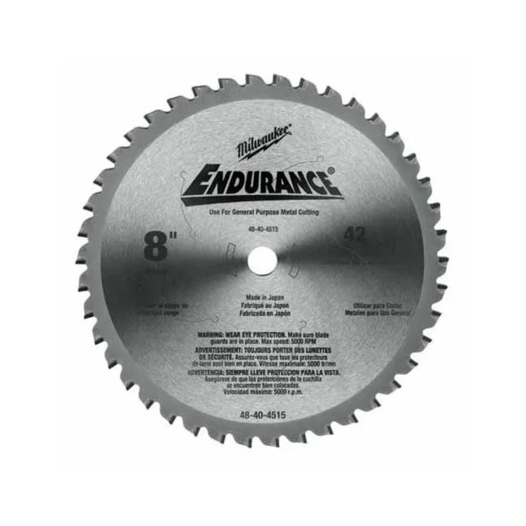 Milwaukee 48-40-4515 8 In. 42 Tooth Dry Cut Cermet Tipped Circular Saw - Foto 2