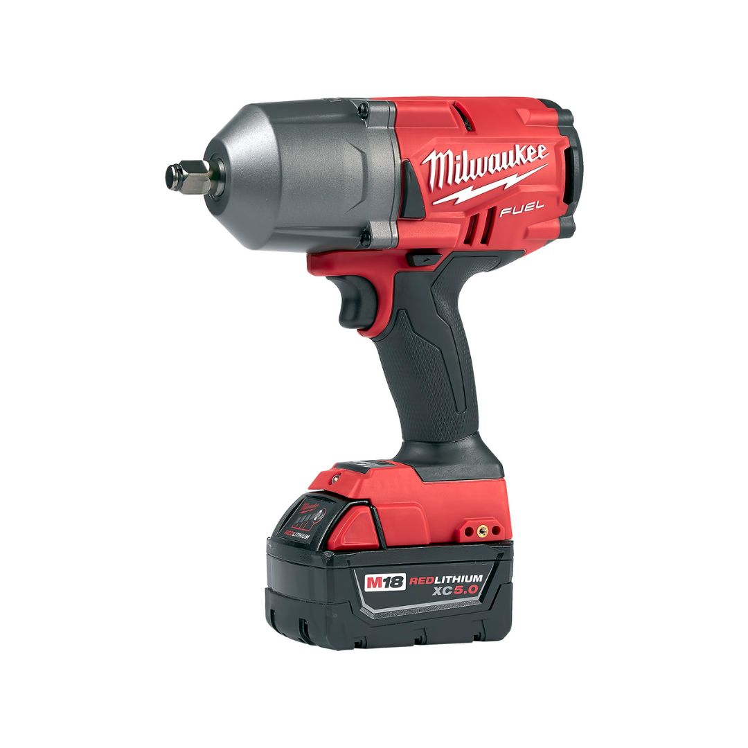 LLAVE DE IMPACTO M18 FUEL™ MILWAUKEE 2967-22 DE 1/2" Y DE ALTO TORQUE, CON KIT DE ANILLOS DE FRICCIÓN