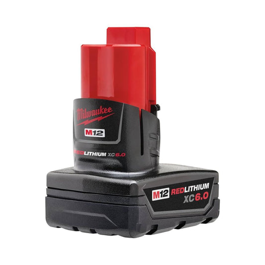 BATERIA M12 REDLITHIUM XC6.0 MILWAUKEE 48-11-2460 CON CAPACIDAD EXTENDIDA