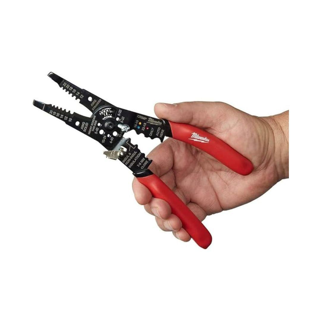 PELACABLES MULTIUSOS MILWAUKEE 48-22-6579 CON PINZA CRIMPEADORA