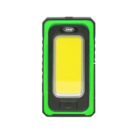 FARO DE TRABAJO JBM 54379 CON IMANES Y LUZ LED DE 3W RECARGABLE CON ENERGÍA SOLAR Y USB