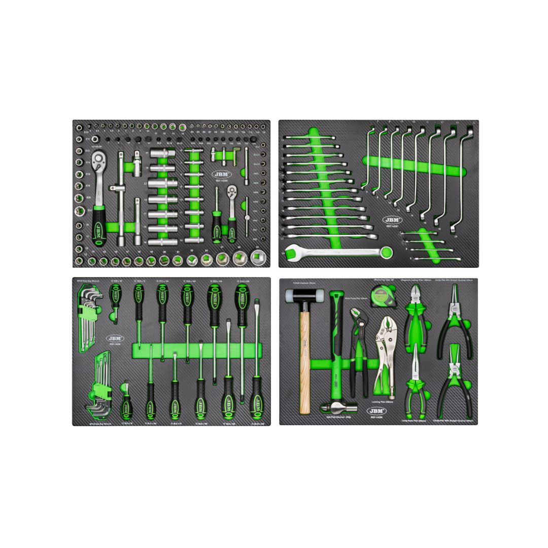 CARRO DE 7 CAJONES JBM 54553 IGUALES VERDE