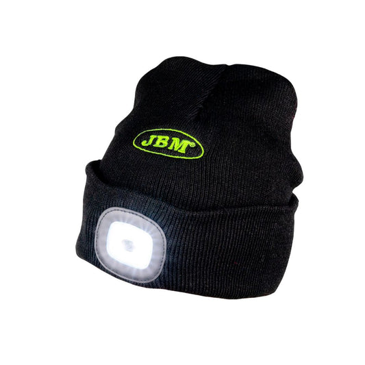 GORRO CON LINTERNA LED JBM 54344 3 NIVELES DE LUMINOSIDAD