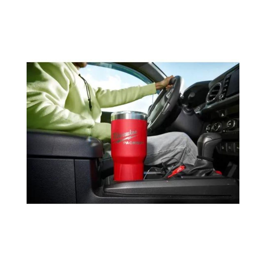 VASO PACKOUT MILWAUKEE 48-22-8393R DE 30OZ TUMBLER - ROJO