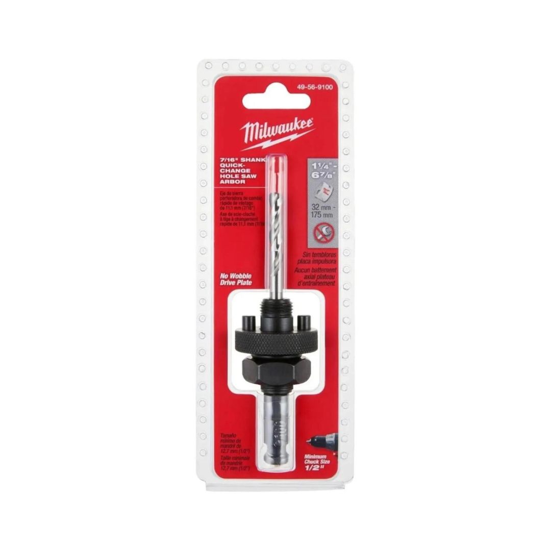 VÁSTAGO GUÍA DE INTERCAMBIO RÁPIDO MILWAUKEE 49-56-9100 CON ZANCO DE 7/16"