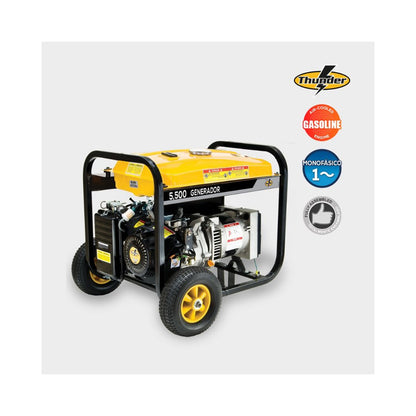 GENERADOR MONOFASICO EVANS G55MG1000THW DE 5500W Y DE 10HP, MOTOR THUNDER