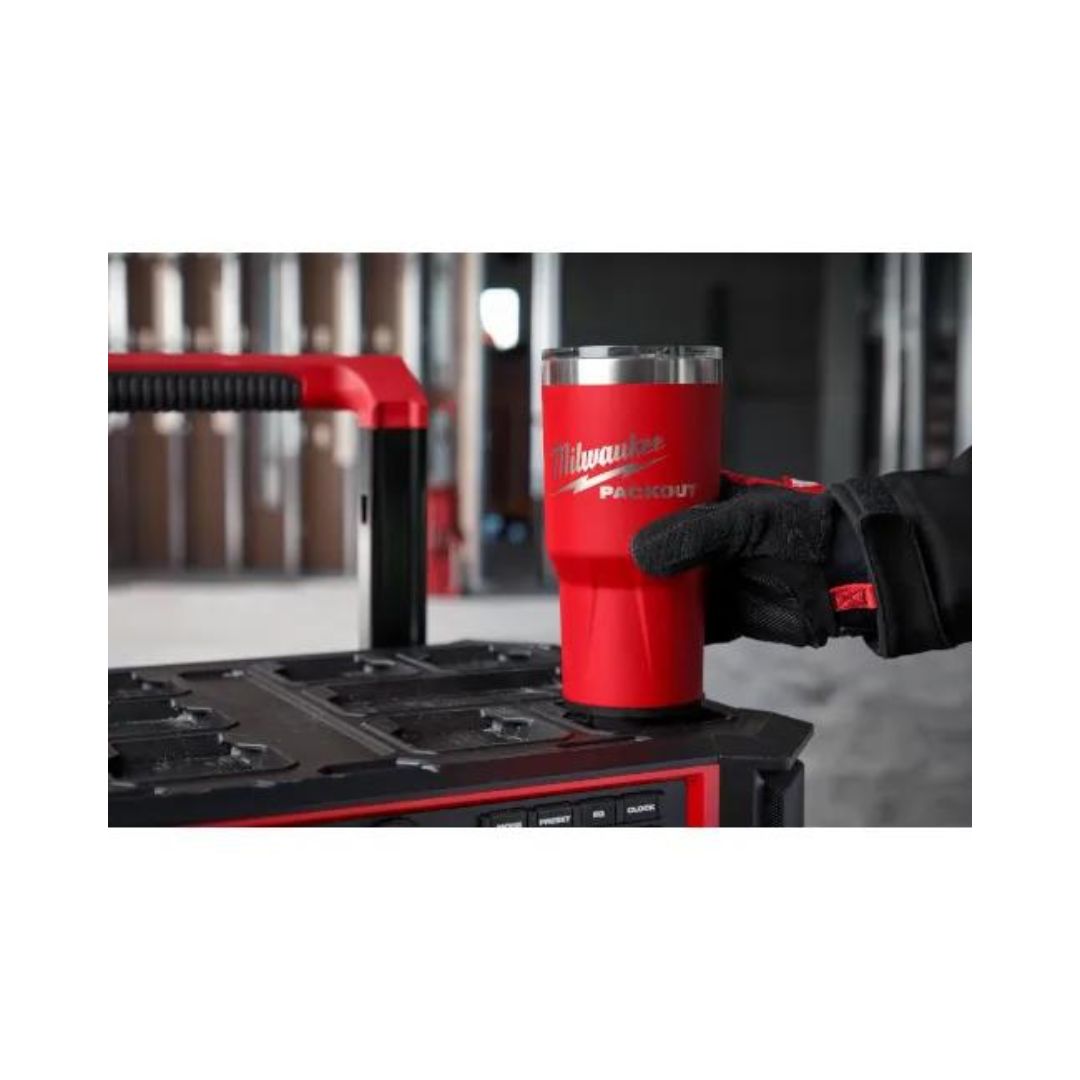 VASO PACKOUT MILWAUKEE 48-22-8393R DE 30OZ TUMBLER - ROJO