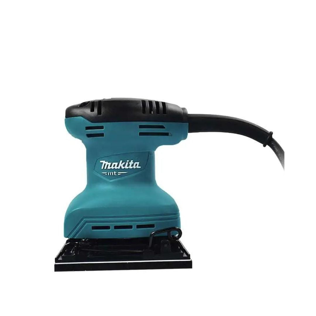 LIJADORA DE ACABADO MAKITA M9200B DE 4 1/2X4" Y 180W, CON 14,000 OPM