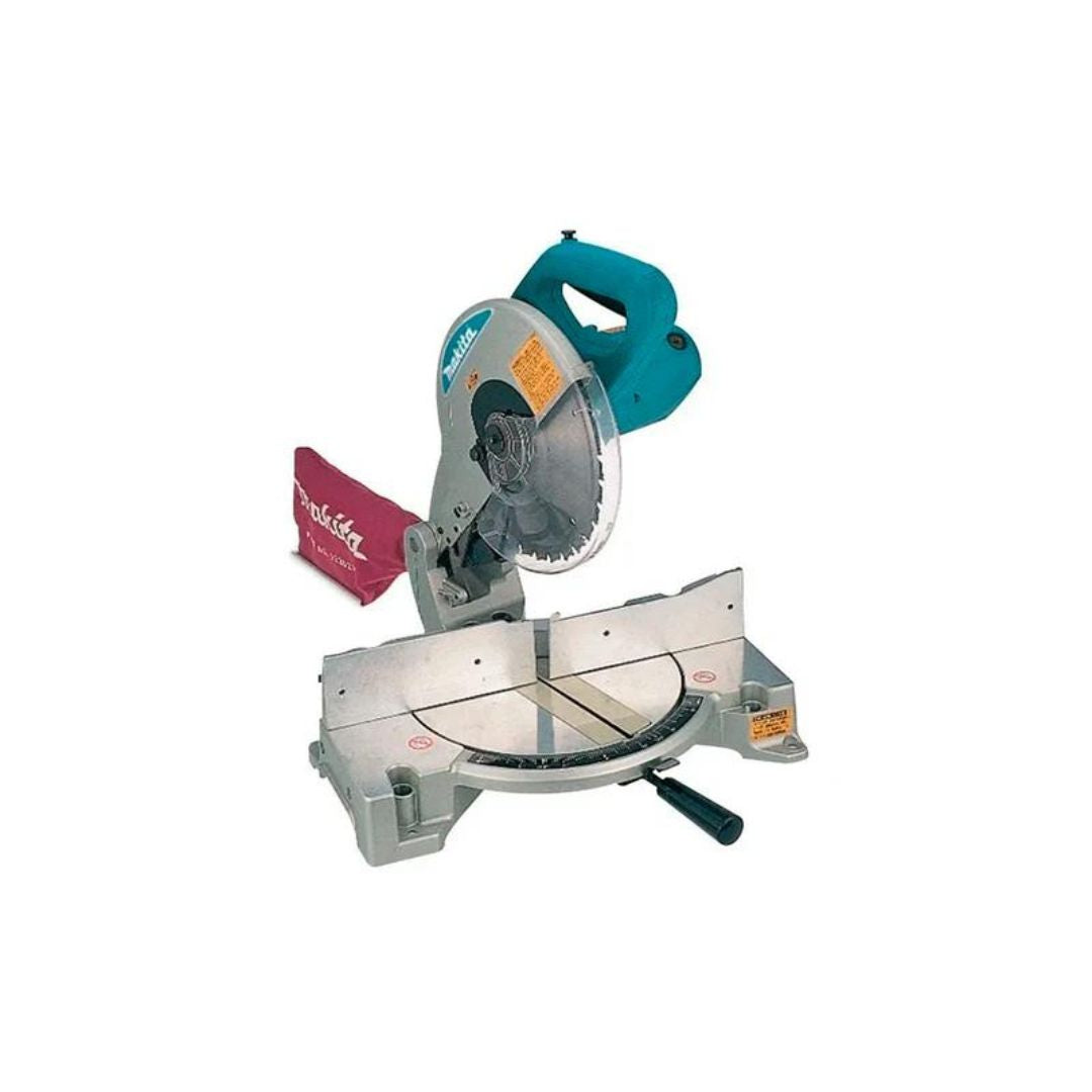 COMBO SIERRA DE INGLETE MAKITA LS1030N+C01 DE 10" Y DE 1650W INCLUYE RECORTADOR MAKITA 3709 Y FLEXÓMETRO MAKITA D64989 DE 3MT