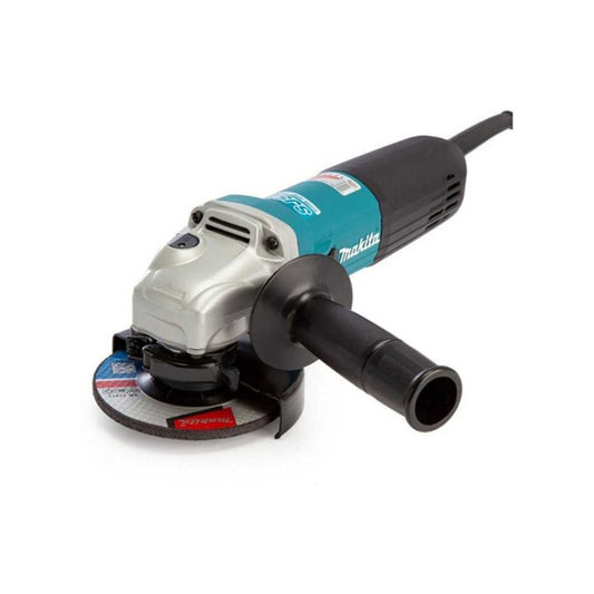 MINIESMERILADORA MAKITA GA4540C DE 4 1/2", DE 2,800-11,000RPM Y 1,400W SWITCH TIPO PALETA