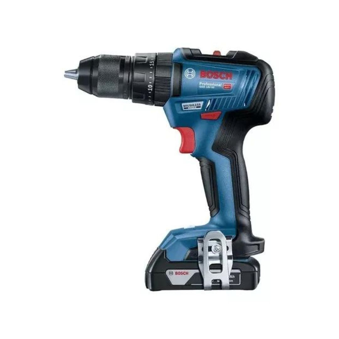 TALADRO ROTOMARTILLO DE IMPACTO PROFESSIONAL GSB 18V-50 BOSCH 06019H51E2 BRUSHLESS SIN BATERÍA