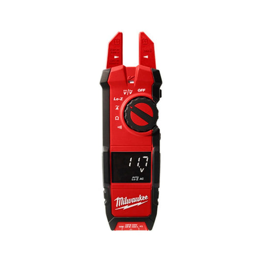 MULTIMETRO DE HORQUILLA CS MILWAUKEE 2205-20 200AMP VOLTAJE CORRIENTE ALTERNA Y CORRIENTE CONTINUA 1,000 ESTANDAR