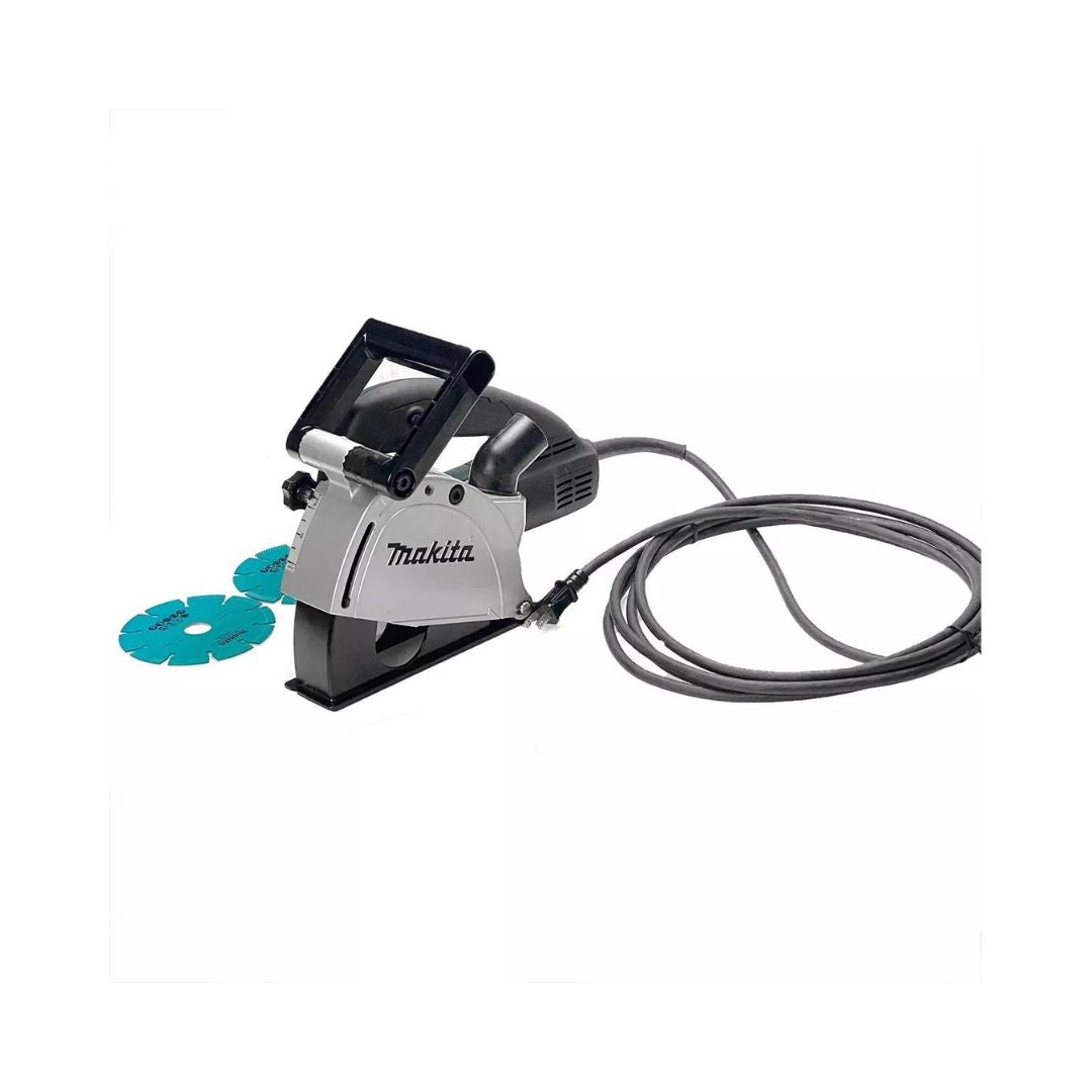 RANURADORA DE CONCRETO Y MUROS MAKITA SG1251J DE 5” Y 1,400W CON 2 DISCOS Y ESTUCHE PLÁSTICO