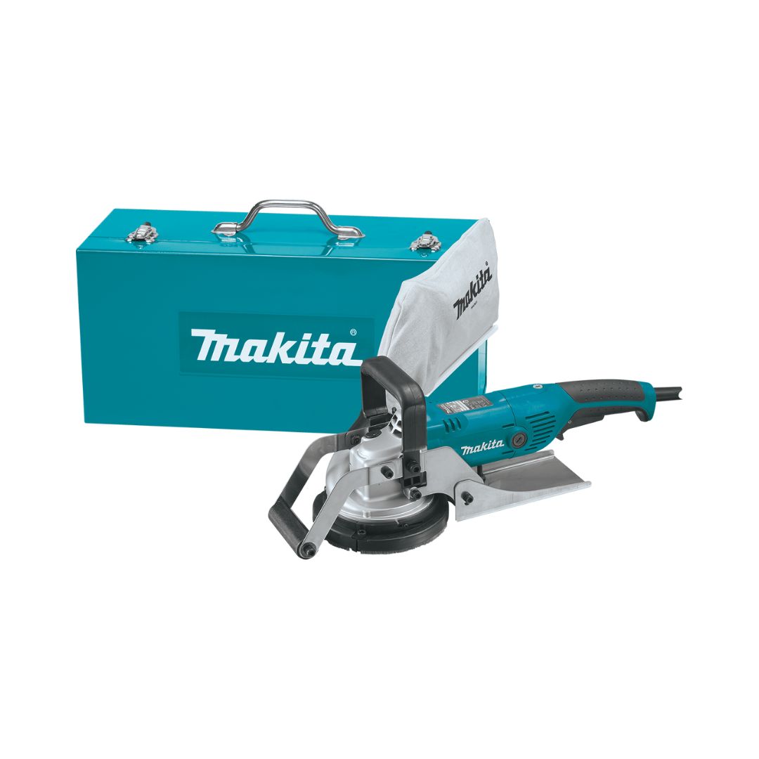 DESBASTADORA DE CONCRETO MAKITA PC5001C DE 5” DE 1400W AJUSTA LA PROFUNDIDAD DE DESBASTE