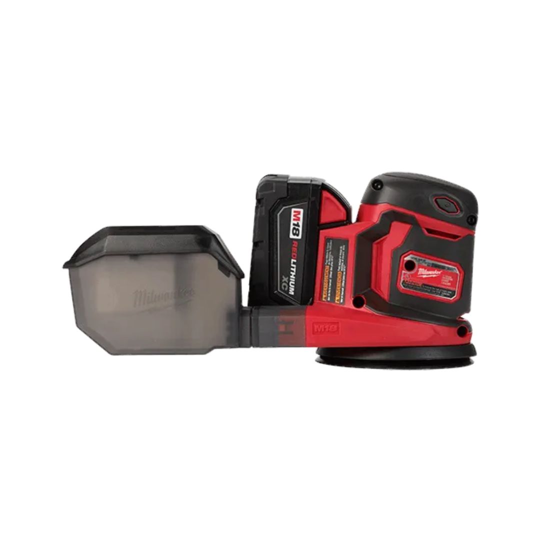 LIJADORA ORBITAL ALEATORIA M18™ MILWAUKEE 2648-21 DE 5" MÁS KIT