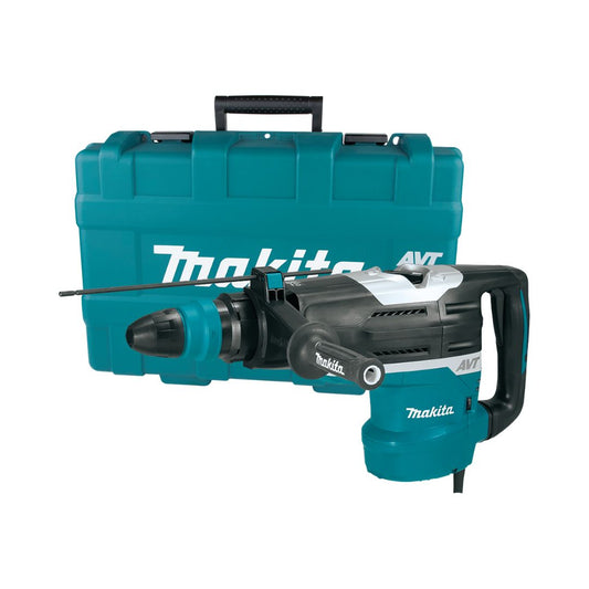 ROTOMARTILLO ELECTRO NEUMATICO SDS MAX MAKITA HR5212C DE 2” Y DE 1,510W VELOCIDAD VARIABLE REVERSIBLE 150-310 CON CINCELADOR Y SWITCH AVT