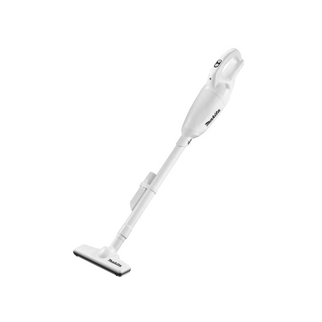 ASPIRADORA INALAMBRICA MAKITA CL108FDWYW BLANCA DE 12V CON 3 VELOCIDADES, 1 BATERÍA Y CARGADOR CON BOQUILLA