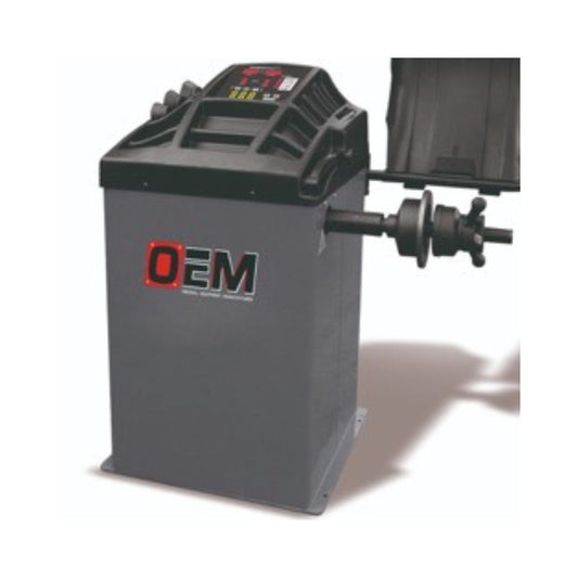 BALANCEADORA DE LLANTAS OEM BLOEM-1024 PARA RIN DE 10" A 24" Y DE HASTA 65 KGS, CON POTENCIA DE 200W