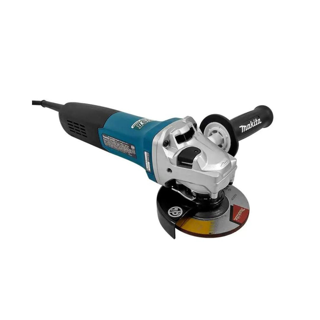 COMBO MINIESMERILADORA MAKITA GA4592X02+C01 DE 4 1/2" Y 1900W INCLUYE 10 DISCOS DE CORTE MÁS MINIESMERIL MAKITA M0901B DE 4 1/2" Y LENTES MAKITA