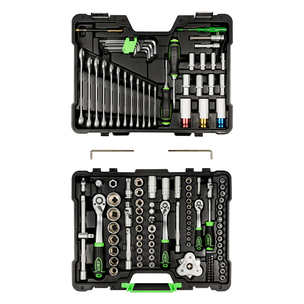 KIT DE HERRAMIENTAS DE 132 PIEZAS JBM54082 DADOS HEXAGONALES