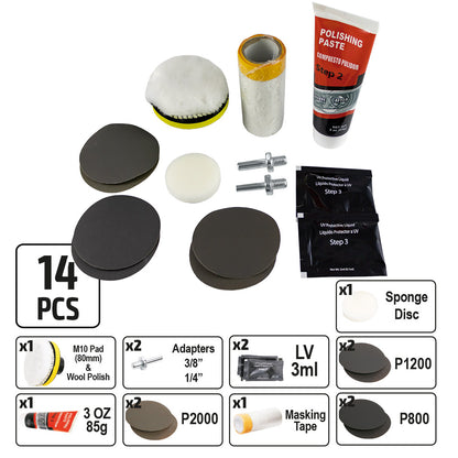 KIT DE PULIDO DE FAROS JBM53626