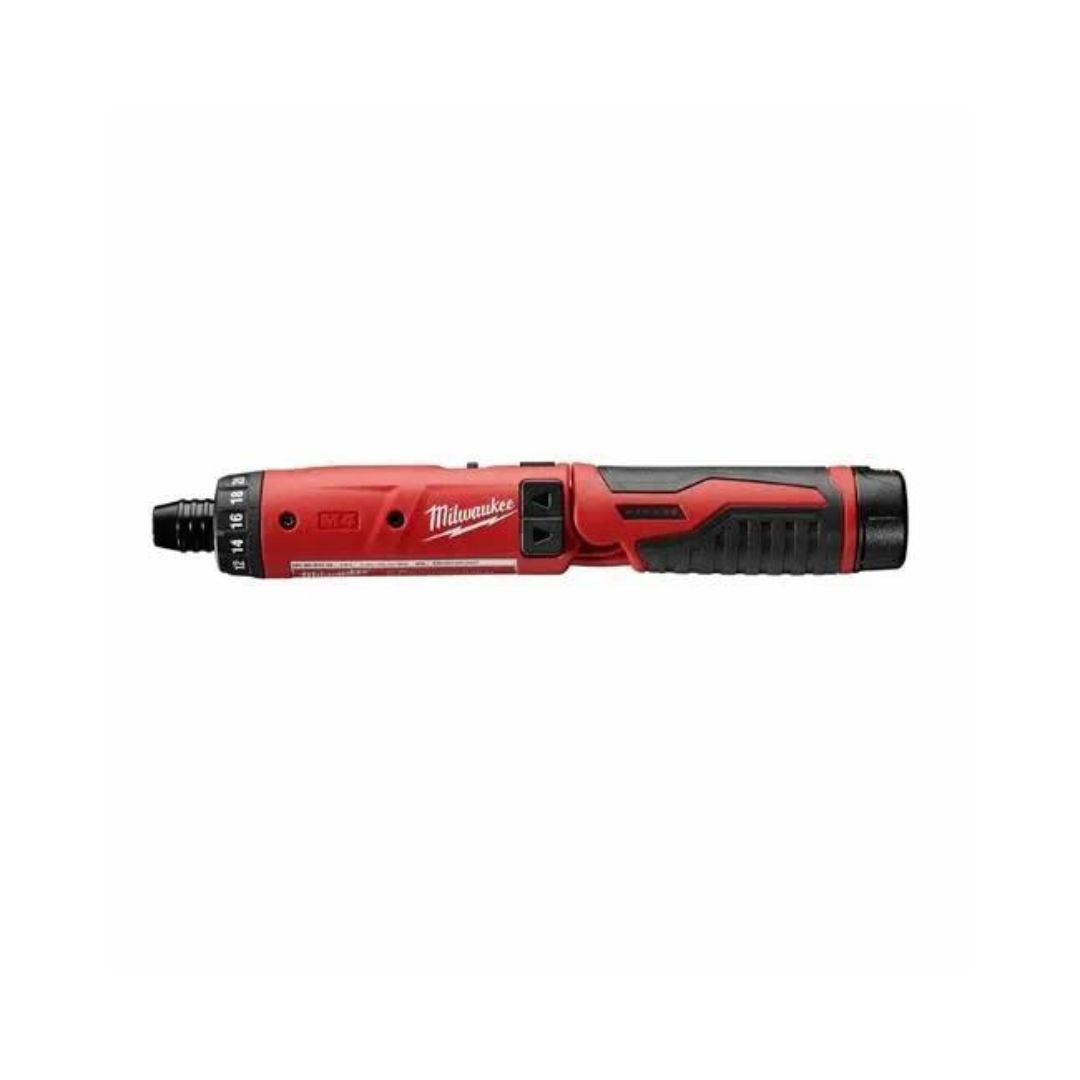 ATORNILLADOR HEXAGONAL 1/4" M4™ MILWAUKEE 2101-22 DE 200 Y 600RPM, INCLUYE DOS BATERIAS