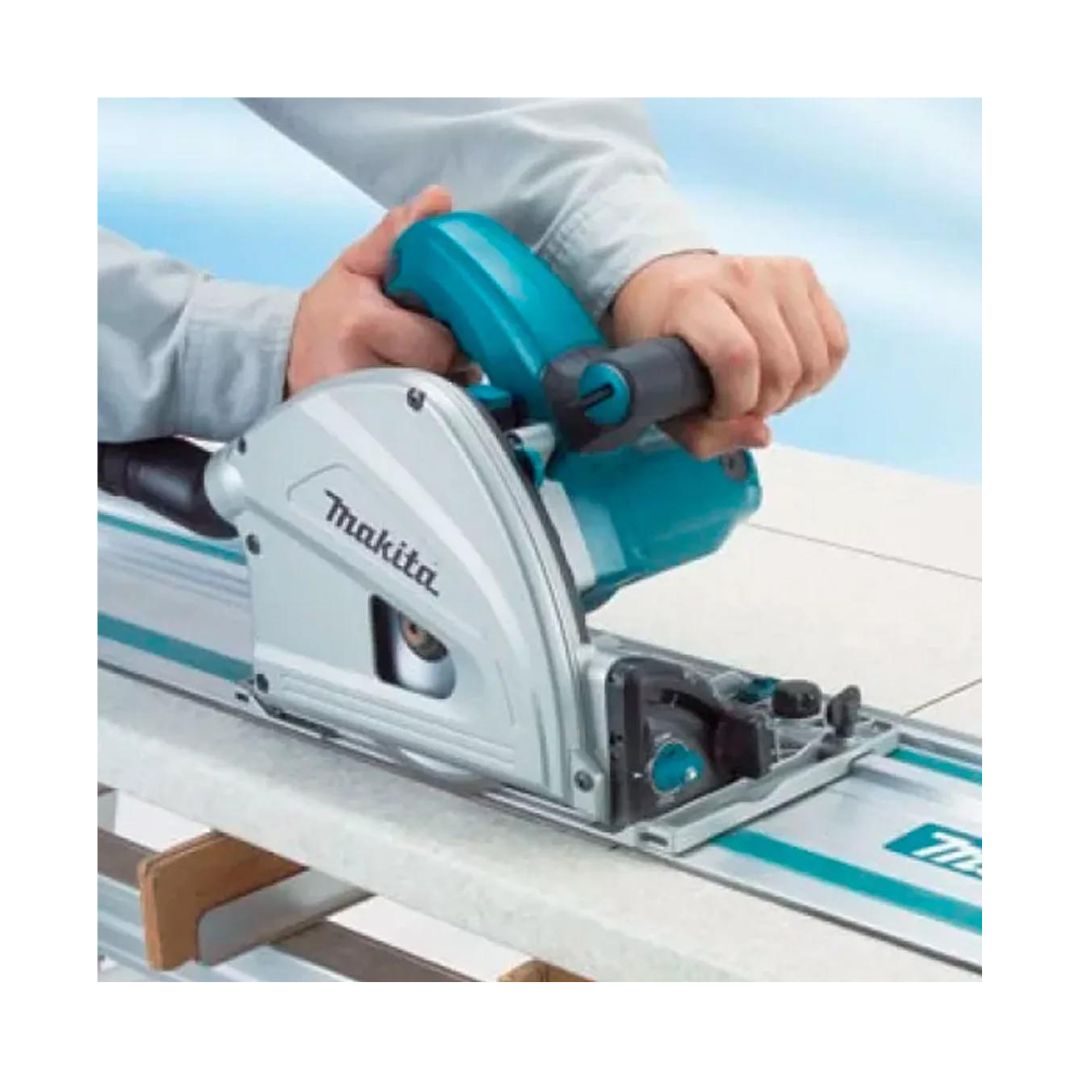 SIERRA CIRCULAR MAKITA SP6000R15 DE 6 ½” CON 1300W, GUÍA DE CORTE DE 1.5mm Y SISTEMA DE FRENO