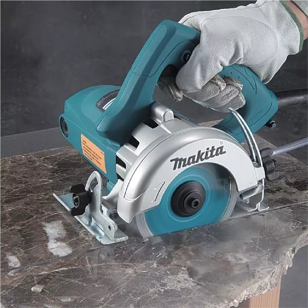 CORTADORA DE MARMOL MAKITA 4100NH2X1 CORTE A 45° DE 125mm Y 1,400 W CON DISCO Y ESTUCHE