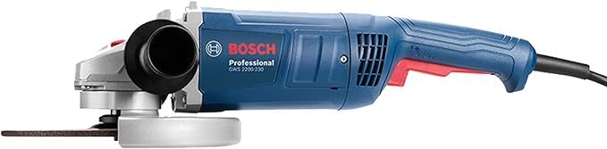 ESMERILADORA GWS 2200-230 BOSCH 06018F20G1 DE 9" 2220W SWITCH TRICONTROL 5/8"