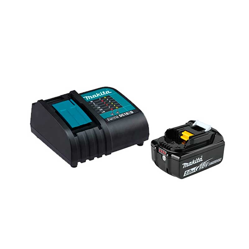 COMBO MINI ESMERILADORA INALAMBRICA 11,000RPM MÁS ROTOMARTILLO/ATORNILLADOR 18V MAKITA DLX2401ST