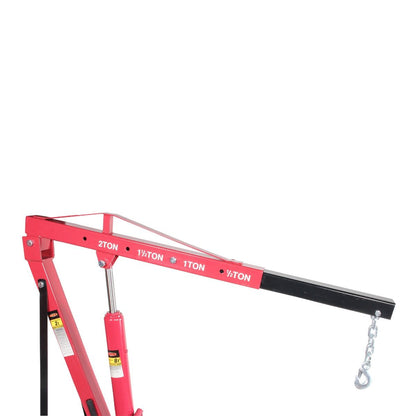 PLUMA HIDRAULICA PARA MOTOR MIKEL´S T-1475 PARA 2 TONELADAS, PLEGABLE