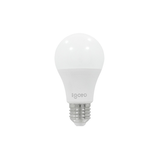 FOCO LED A60 12 WATTS ENTRADA ESTANDAR (LUZ BLANCA 6500 K) (VENTA MINIMA X EMPAQUE INNER DE 10 PZAS)