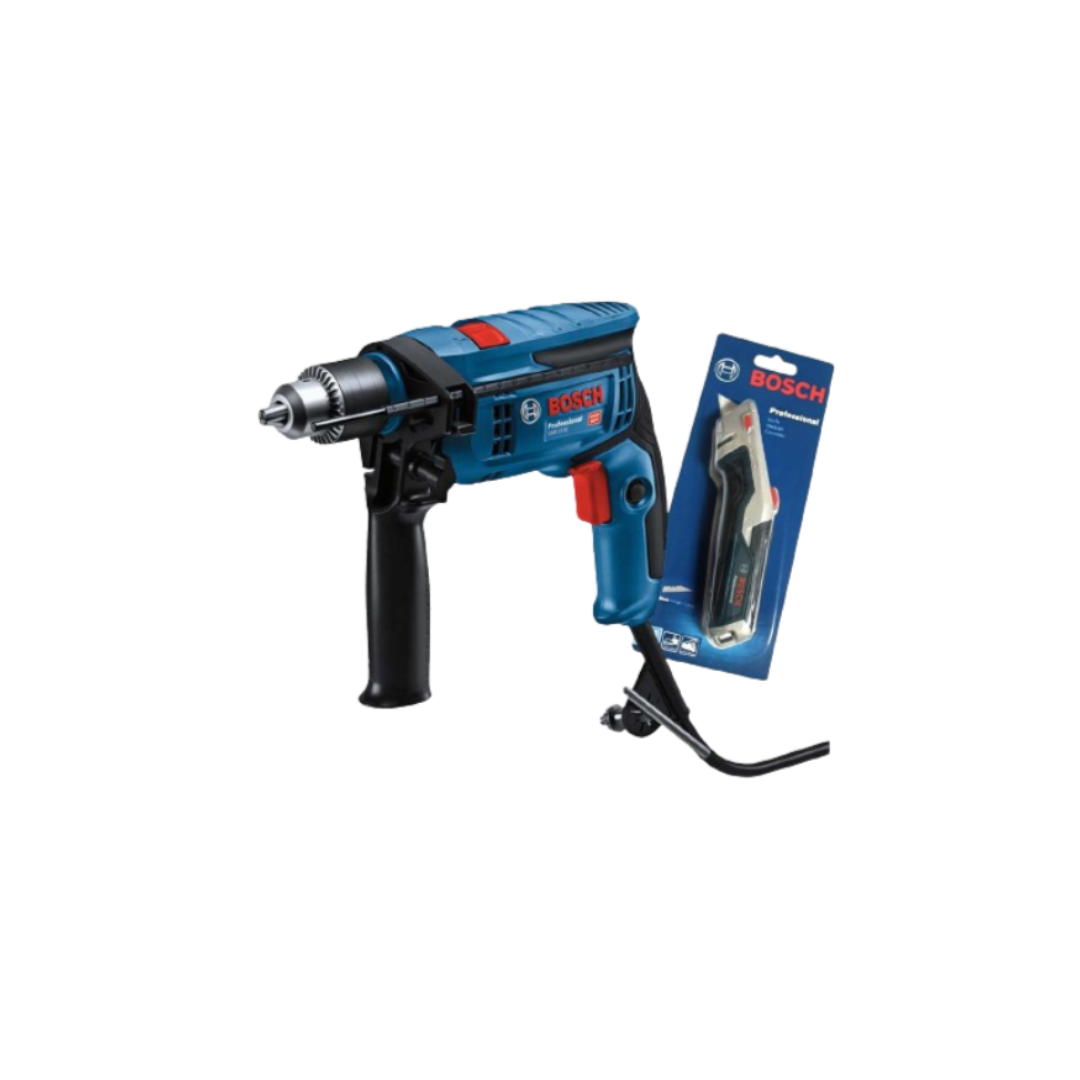 COMBO ROTOMARTILLO 1/2" BOSCH GSB 13 RE 750W + CUTTER PREMIUM USO RUDO