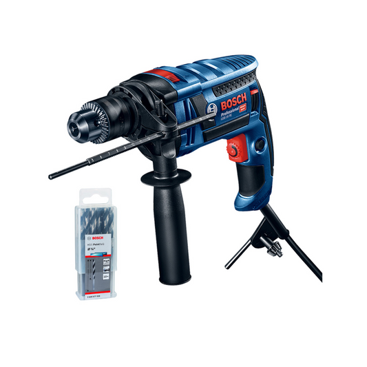 COMBO ROTOMARTILLO 1/2" BOSCH GSB 16 RE 850W + JGO. DE BROCAS PARA METAL