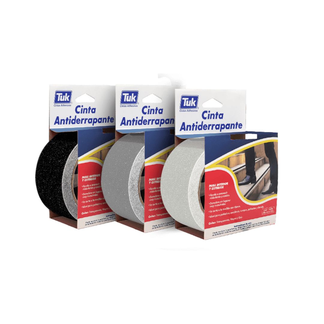 CINTA 770 ANTIDERRAPANTE TUK 770-25X4.57NEG COLOR NEGRA DE 1" X 4.57M